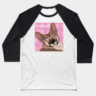 Winky doggy Baseball T-Shirt